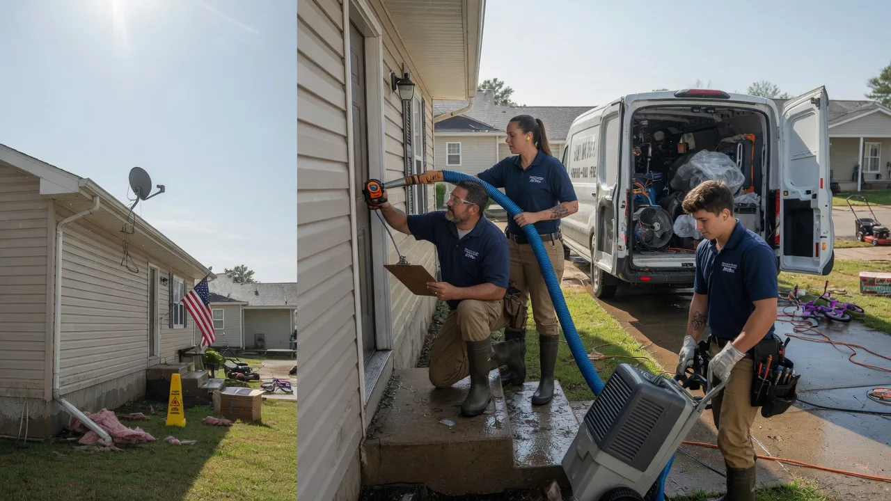 Ceiling Water Damage Restoration in Fort Lee, VA near me